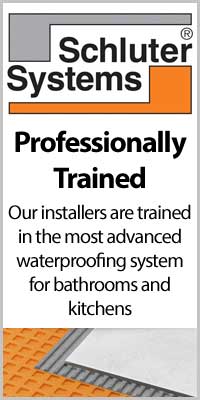 Professionally trained Schluter System installers